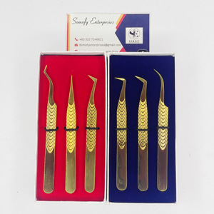 Pinzas de aislamiento de acero inoxidable antiestáticas mejor calificadas OEM 500 + estilos para extensiones de pestañas - Product Image 1