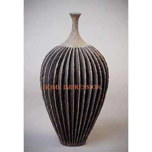 Floreros modernos de aluminio de gran tamaño para suelo de flores, Macetas, los últimos artículos decorativos de mesa para boda, esquema de Color blanco y negro - Product Image 4