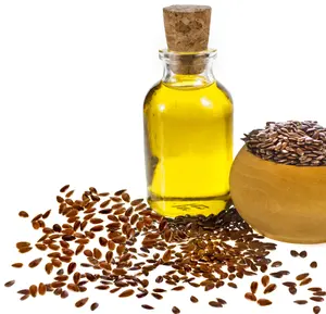 Vendita calda olio di lino biologico spremuto a freddo commestibile 50% 70% olio di semi di lino biologico puro naturale