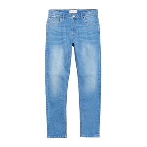 กางเกงยีนส์สำหรับผู้ชายกางเกงผ้ายีนส์ฟอกสีกรดความยาวปกติดีไซน์ใหม่ - Product Image 3