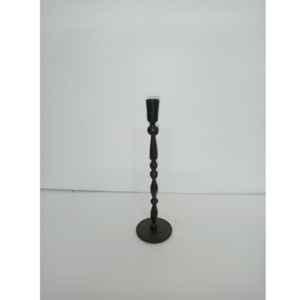 Metal Candlestick Holder <b>Black</b> Color Handmade Eco-Friendly Modern Design Radiates Nordic Elegance Timeless Blend Art Shadow - Product Image 4