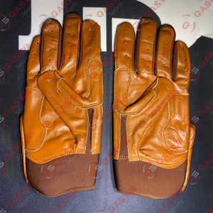Unique Design Custom Made Professional Soft High Quality Adjustable & Comfortable Baseball Batting Gloves with Leather - Product Image 5