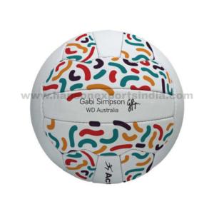 Special OEM/ODM Pro Quality Customized Logo and Design Match Rubber Synthetic <b>Netball</b> <b>Ball</b> Size 4, 5 at Wholesale Price - Product Image 4