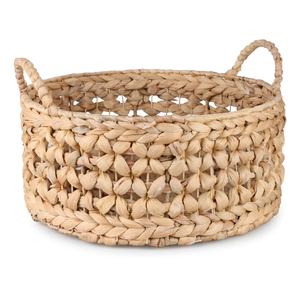 Hand weave small sized <b>container</b> basket factory direct price natural <b>water</b> hyacinth baskets - Product Image 3