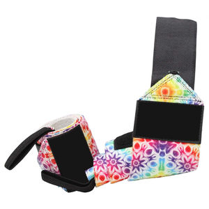 Correas de Muñeca Multicolores de Alta Calidad para Gimnasio, Fitness, Levantamiento de Pesas, Unisex, Ajustables, Antideslizantes, de Nailon, con Logotipo Personalizado - Product Image 1