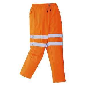 เสื้อผ้าบุรุษน้ําหนักเบา Hi vis สะท้อนแสงความปลอดภัย Workwear กางเกงทํางานสวมกางเกงคาร์โก้ - Product Image 4