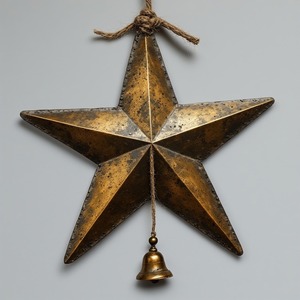 Carillon éolien en fer mélodie vintage Surface en bronze vieilli créant un charme rustique authentique Sons rythmiques doux Art déco mobile - Product Image 2