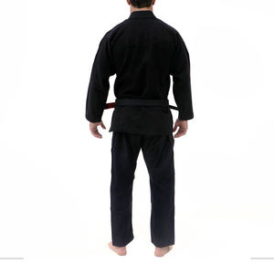 Uniforme personnalisé de judo lourd 100% coton pour adultes vêtements d'arts martiaux de haute qualité disponible en noir - Product Image 4