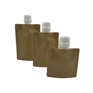 Low MOQ 500pcs <b>Reusable</b> Shaped Spout 250ml <b>Pouch</b> Empty Stand up <b>Pouches</b> Refill Liquid ECO Friendlyc Recyclable Refill <b>Pouch</b> - Product Image 2