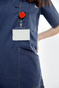 Tenues médicales d'été à manches courtes avec logo personnalisé pour infirmières, esthéticiennes, dentistes, salons de beauté, médecins, hôpitaux – Uniformes de dentiste 2 pièces - Product Image 3