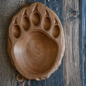 AVEC COLLIERS POUR FEMMES HOMMES NATUREL GRAND BOHO TRIBAL SONO BOIS Pendentif sur cordon réglable Collier fait main - Product Image 3