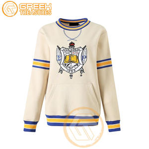 Sudadera de lana de algodón Sigma Gamma Rho personalizada de alta calidad, Jersey bordado, chaqueta para mujer, ropa griega, estilo de hermandad - Product Image 4