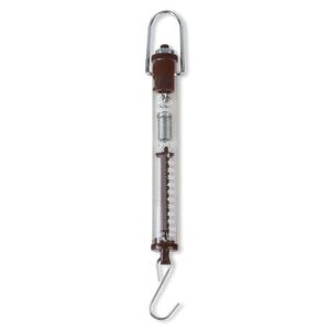 Balance à ressort tubulaire 1000g/10N marron, instrument de mesure de force - Product Image 1