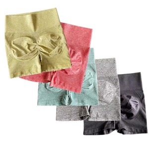 กางเกงขาสั้นเอวสูงไซส์ใหญ่พิเศษสำหรับผู้หญิงกางเกงขาสั้นออกกำลังกายเล่นโยคะแนวสตรีททรงสูงกระเป๋านักขี่จักรยานฟิตเนส XS - Product Image 2