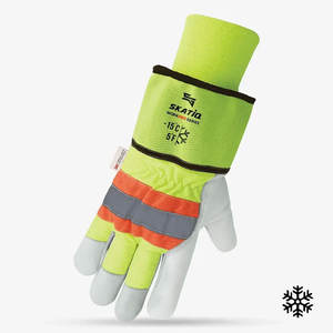 Skatiq SG-8017 XL Gants de sécurité isolés en cuir de qualité supérieure avec doublure en nylon pour les travaux de construction - Product Image 3
