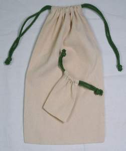 Eco-Friendly Organic Cotton Recyclable Drawstring <b>Storage</b> <b>Bags</b> Custom Printed Logo Reusable Gift & Craft Packaging Pouches - Product Image 5