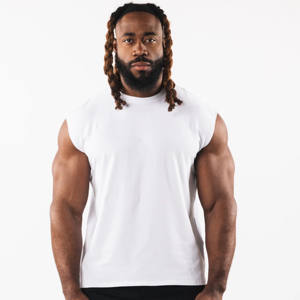 2024 alta calidad Unisex algodón sin mangas gimnasio camisa hombres entrenamiento camiseta sin mangas gimnasio Stringer para hombres - Product Image 1