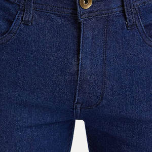 Vêtement décontracté de haute qualité, pantalon en jean pour hommes, couleur unie, pantalon en jean pour adultes - Product Image 6