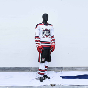 Uniformes de hockey sobre hielo último diseño mejor venta uniforme de hockey sobre hielo transpirable de alta calidad - Product Image 2