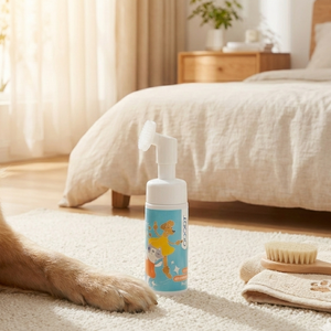 Champú en espuma para patas de perro sin fragancia ni colorantes, sin enjuague, para la limpieza de las patas de las mascotas. - Product Image 1