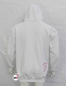 Pull surdimensionné en relief sur mesure Sweat à capuche bicolore avec logo brodé au dos pour unisexe - Product Image 2