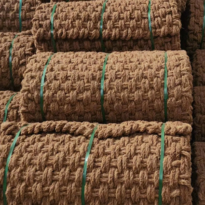 Giá Tốt Nhất Dừa Sợi Dây Thừng Twist <span class=keywords><strong>Net</strong></span> Thân Thiện Với Môi Linh Hoạt Bao Bì Dây Thừng Nâu Tùy Chỉnh Đường Kính Bán Buôn Việt Nam Xuất Xứ - Product Image 1