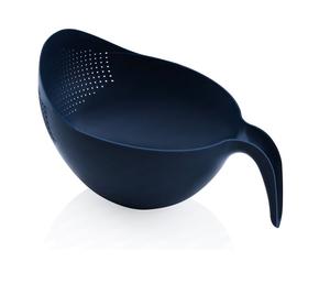 Passoire à riz en plastique durable avec poignée Passoire à laver de qualité alimentaire avec trous de drainage pour légumes, fruits et légumes - Product Image 4