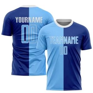 Camiseta de fútbol sublimada de alta calidad personalizada OEM, ropa deportiva Unisex, ropa de fútbol, camisetas de entrenamiento de equipo de club con logotipo personalizado, 2017 - Product Image 2