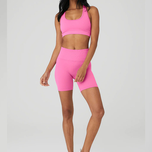 Conjunto de Leggings y Sujetador Deportivo HIFFU SPORTS para Mujer, Leggings de Yoga con Cintura Alta Elástica, Spandex/Poliéster, Secado Rápido y Transpirable - Product Image 5