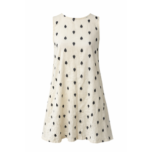 Vestido Midi de Algodón 100% Tejido Dobby Estampado, Corte A Relajado, Elegante para Oficina, Casual con Cremallera Decorativa, Sexy para Verano, Tallas XS-5XL - Product Image 3