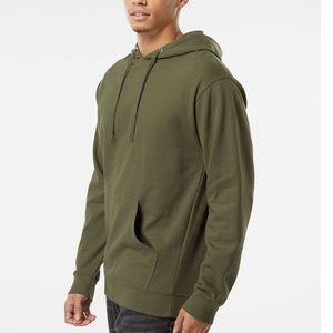 Sudadera con capucha básica ajustada para hombre, Sudadera ligera con capucha, fabricante independiente, sudadera comercial con capucha - Product Image 4