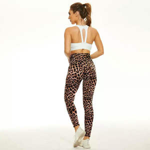 Pantalon de yoga taille haute pour femmes Leggings d'entraînement de gymnastique extensibles décontractés avec contrôle du ventre Squat Proof pour la course à pied Fitness Sportswear - Product Image 2