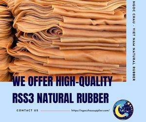 Natural <b>Rubber</b> RSS3 Vietnam Factory Supply, ISO Certified, Best Price For Tire, <b>Rubber</b> Belt, And Mats - Product Image 2