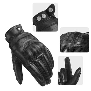Guantes de moto de materiales personalizados para hombre y mujer con diseño de logotipo personalizado Guante de moto de carreras con rango bajo - Product Image 2