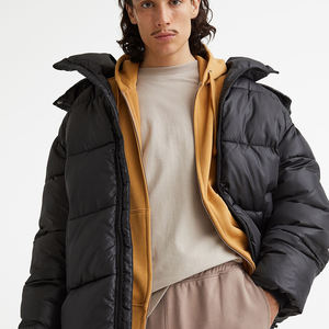 Ensemble de jogging de sport pour hommes de haute qualité pantalon de survêtement épais en coton personnalisé avec survêtement en tissu de toile à capuche - Product Image 2