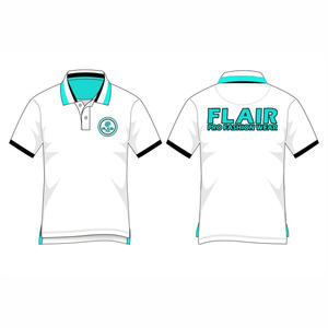 Gran oferta de algodón 100% para hombre, camiseta Polo personalizada de buena calidad, Color sólido, estilo informal, patrón, 180g, tela, peso frontal - Product Image 2