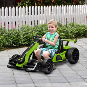 HOMCOM-Kart eléctrico para niños de 6 a 12 años, 24V, 12 km/h, con asiento ajustable, color verde - Product Image 2