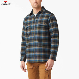 Camisa de Franela para Hombre, Talla Grande, Hecha a Medida, Manga Larga, Informal, Tejida, Sólida, Transpirable, Ropa de Calle, Diseño Popular de Alta Calidad en Oferta - Product Image 5