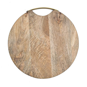 Tabla de cortar de ébano de madera al por mayor con asas, producto de cocina artesanal indio, tabla de servir ecológica de la mejor calidad - Product Image 3