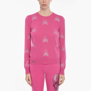 Moda Rhinestone cuello redondo Sudadera Mujer polar algodón pulóver suave cálido transpirable ropa de calle de gran tamaño moda Vintage - Product Image 1