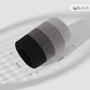 Muñequeras de algodón personalizable bordado muñequera toalla deportes y Fitness banda de absorción de sudor bandas antiesguince - Product Image 4