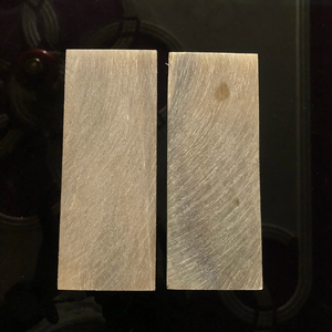 Placa de Cuerno de Búfalo de Agua Hecha a Mano, Forma Cuadrada, Estilo Animal Elegante, Zona de Ágata Sin Pulir, Blanco Leche, 6 mm de Grosor, Artesanía Natural - Product Image 1