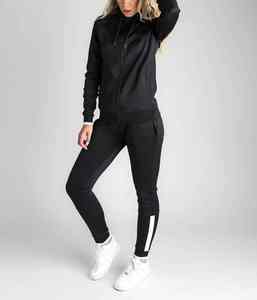 Customized Logo 2025 Zip Cardigan <b>Women</b> Jogger Sets Matching Sweat Suits for <b>Women</b> <b>Jogging</b> Suits Wholesale Tracksuits Breathable - Product Image 1