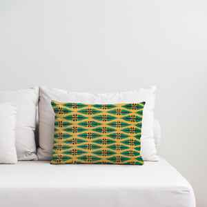 Coussin vintage bohème à imprimé kilim, accent de décoration ethnique rustique pour la maison, housse + insert - Product Image 4