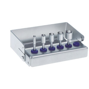 Kit d'implantation dentaire chirurgical manuel en acier inoxydable OEM personnalisé avec forets trephines et instruments d'implantation dentaire, dernier design - Product Image 1