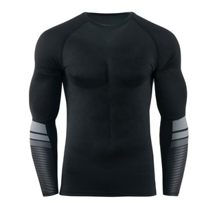 Protège-éruption cutanée sur mesure avec chemises de Compression à manches longues à séchage rapide en tissu 100% polyester - Product Image 6