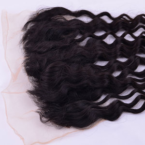 Extensiones de cabello humano 100% más vendidas, cutículas alineadas de encaje Frontal chino, estilos súper ondulados naturales profundos sueltos, trama única - Product Image 4