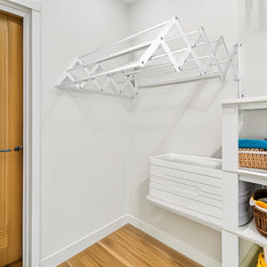 Séchoir à linge mural extensible en métal Well Home 80x3m - Product Image 4