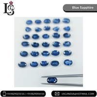Qualité fine 100% naturel 85 saphir bleu royal chauffé 6x4mm forme de poire ovale pierres précieuses en vrac meilleur prix pour la fabrication de bijoux