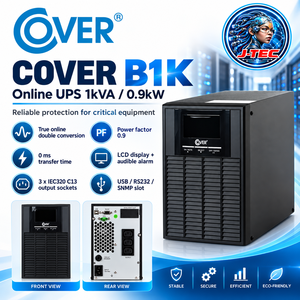 SAI ON-LINE 1000VA 900W Einphasige USV Modell B1K 2x9Ah Blei-Säure-Batterie 900Wh Doppelkonvertierungstechnologie 90% Effizienz - Product Image 1